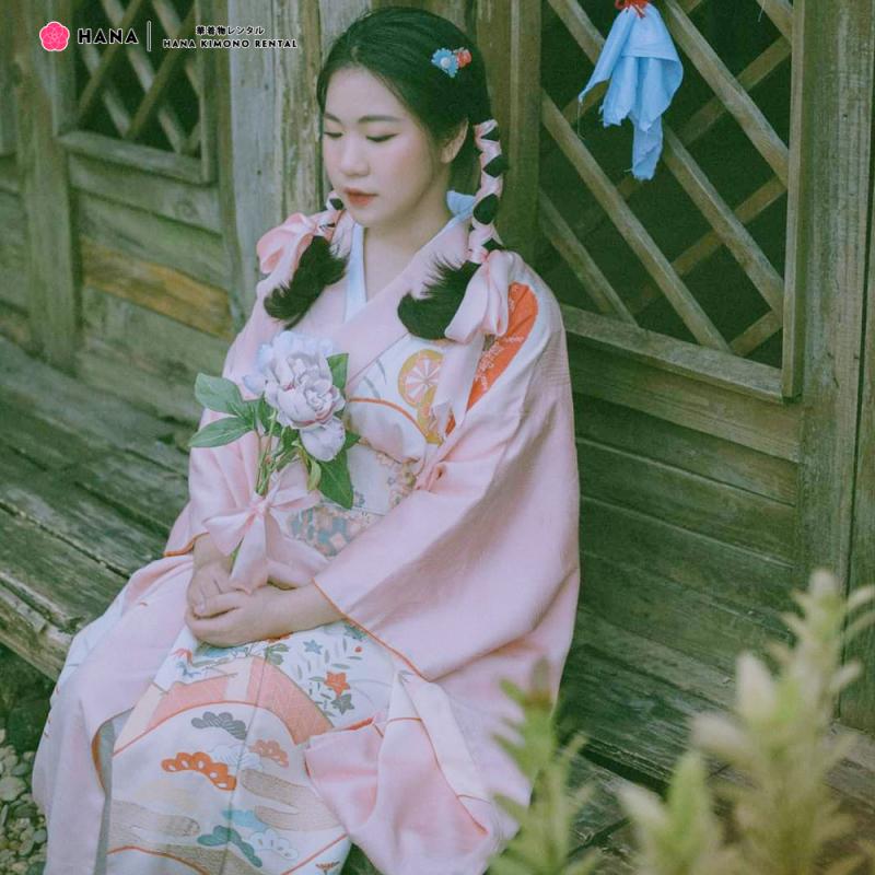 Mẫu Homongi Kimono 06