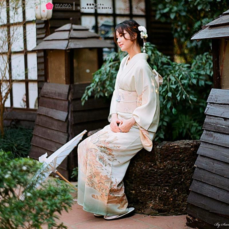 Mẫu Homongi Kimono 02